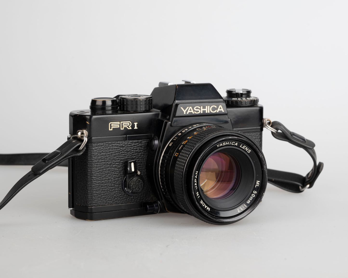 Yashica FR-I 35mm film SLR + Yashica ML 50mm f1.7 lens (serial 085756)