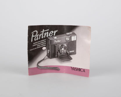 Yashica Partner 35mm film camera w/ case + manual