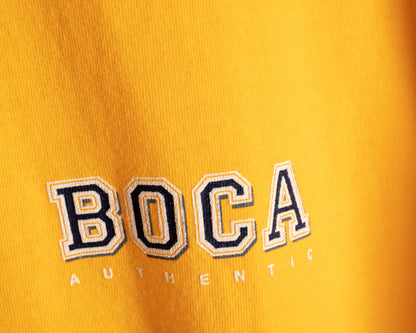 T-shirt jaune BOCA - fabriqué au Canada - grand