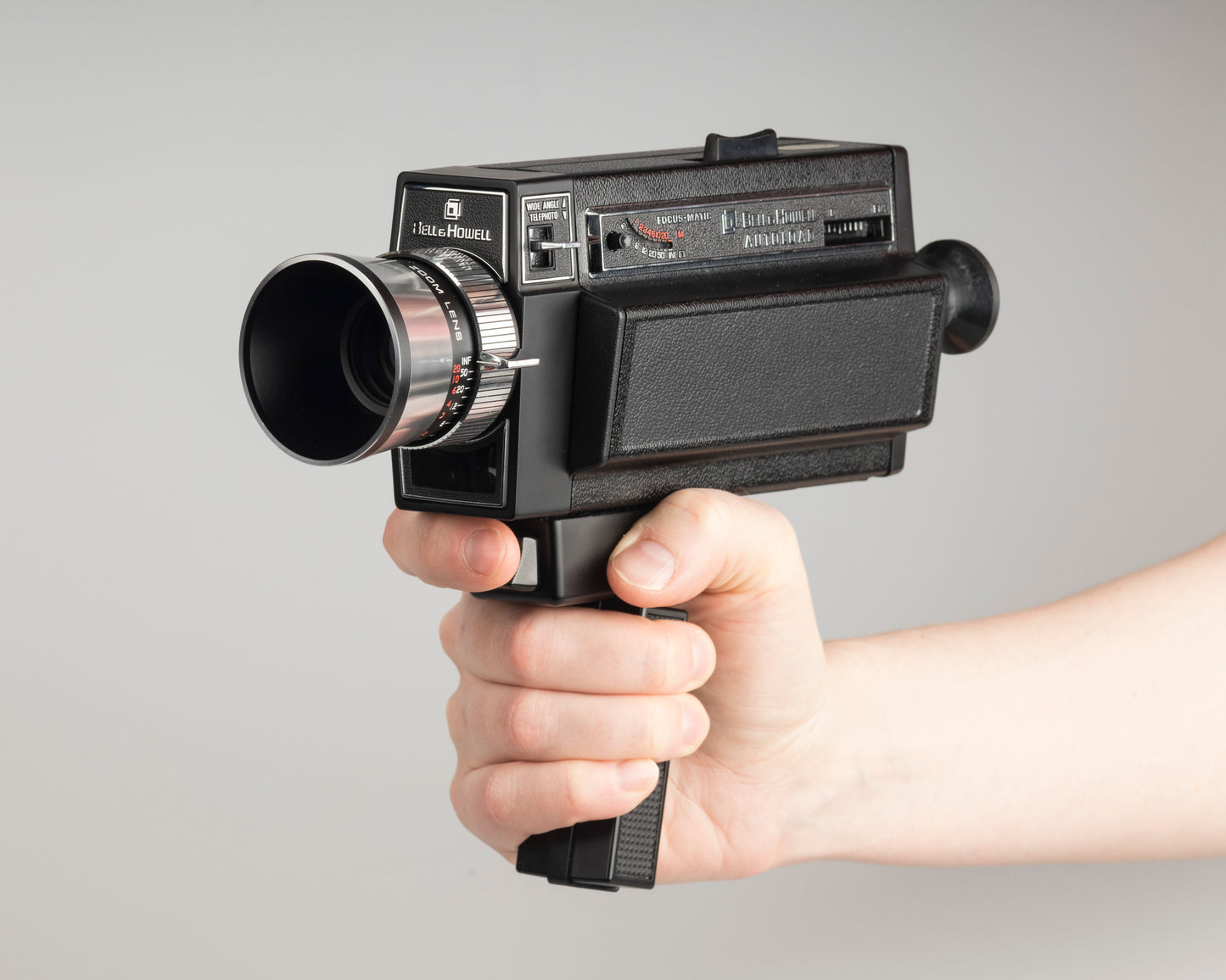 Bell and Howell 492 Super 8 movie camera