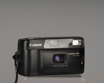 Canon Snappy EL Macro 35mm camera with case
