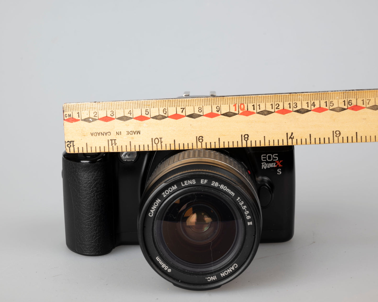 Canon EOS Rebel XS 35mm film SLR w/ EF 28-80mm lens (serial 3405675)