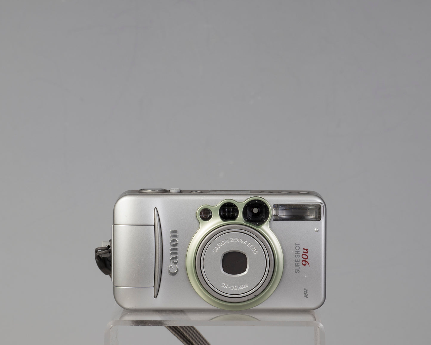 Appareil photo Canon Sure Shot 90u 35 mm avec étui (série 7914082)