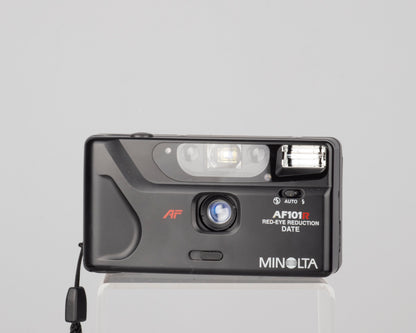 Minolta AF101R Date 35mm point-and-shoot camera w/case and manual (serial 33602826)