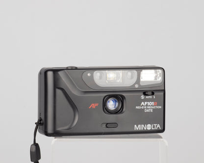 Minolta AF101R Date 35mm point-and-shoot camera w/case and manual (serial 33602826)