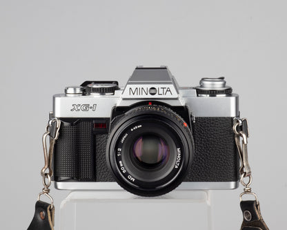 Minolta XG-1n 35mm SLR with 50mm MD lens (serial 3300630)
