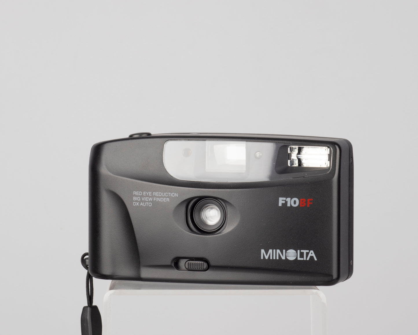 Appareil photo argentique Minolta F10 BF 35 mm avec étui et manuel (série 37824156)