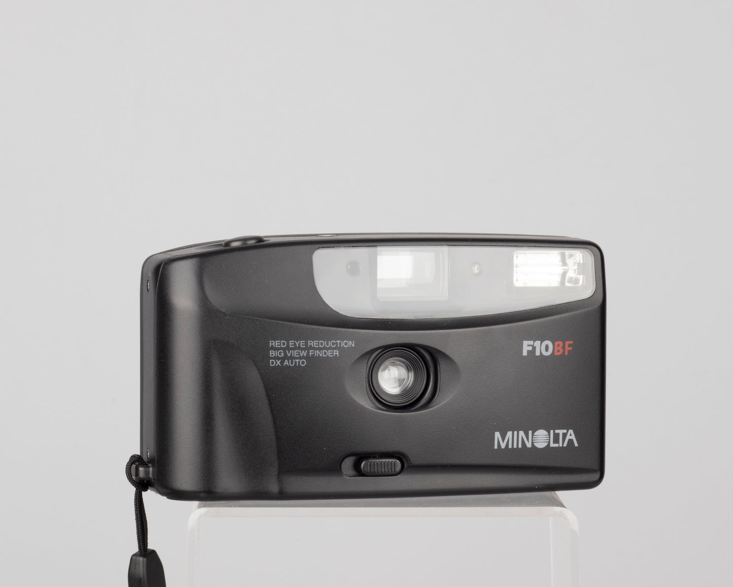 Appareil photo argentique Minolta F10 BF 35 mm avec étui et manuel (série 37824156)