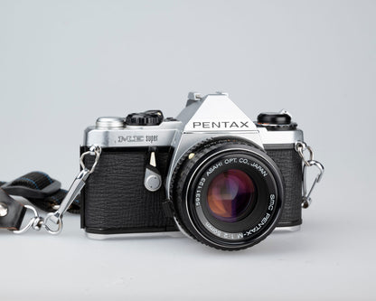Pentax ME Super 35mm SLR w/ SMC Pentax M 50mm f2 lens w/ manual (serial 3711601)