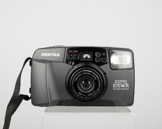 The Pentax Espio 105WR is an outstanding weather resistant 35mm point-and-shoot from the late 1990s