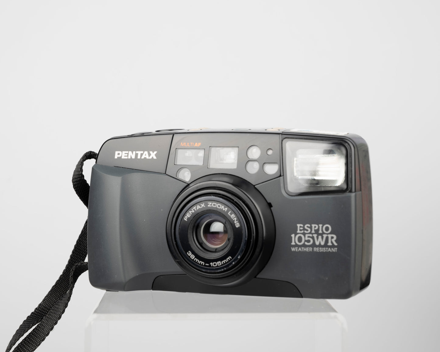 Pentax Espio 105WR 35mm camera w/ original box, case, and manual (serial 5469852)