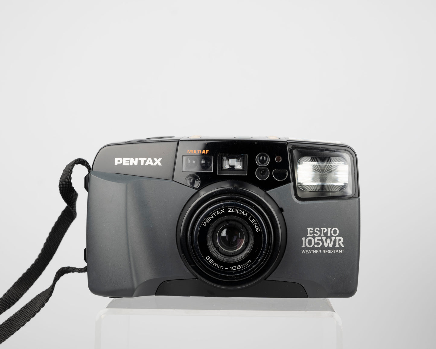 Appareil photo Pentax Espio 105WR 35 mm avec boîte, étui et manuel d'origine (série 5469852)