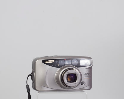 The Samsung IBEX 130 QD (aka Slim Zoom 130 or Maxima 130) is a full-featured zoom point-and-shoot from the late 1990s
