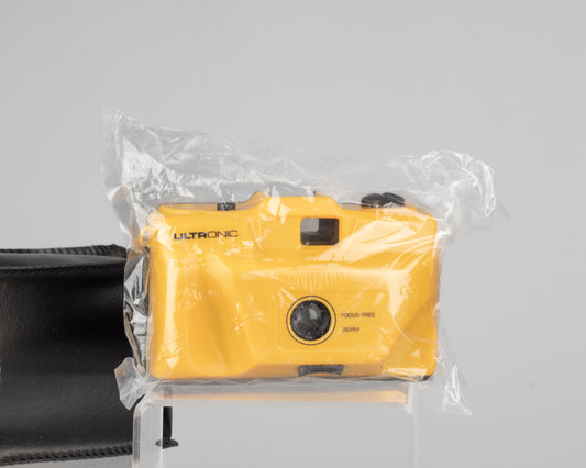 Ultronic focus free 35mm camera sealed new-old-stock w/case and manual