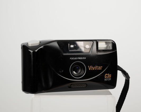 Vivitar C3S Motor compact focus free 35mm film camera