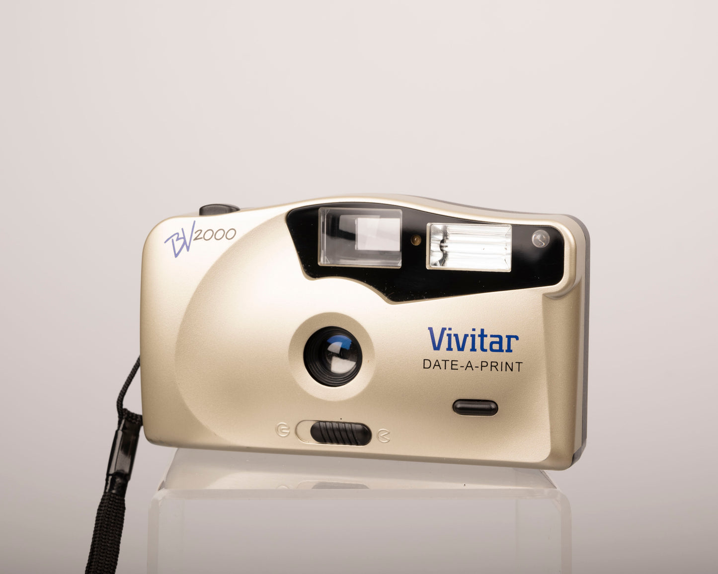 Appareil photo argentique Vivitar BV2000 Date-A-Print 35 mm avec étui