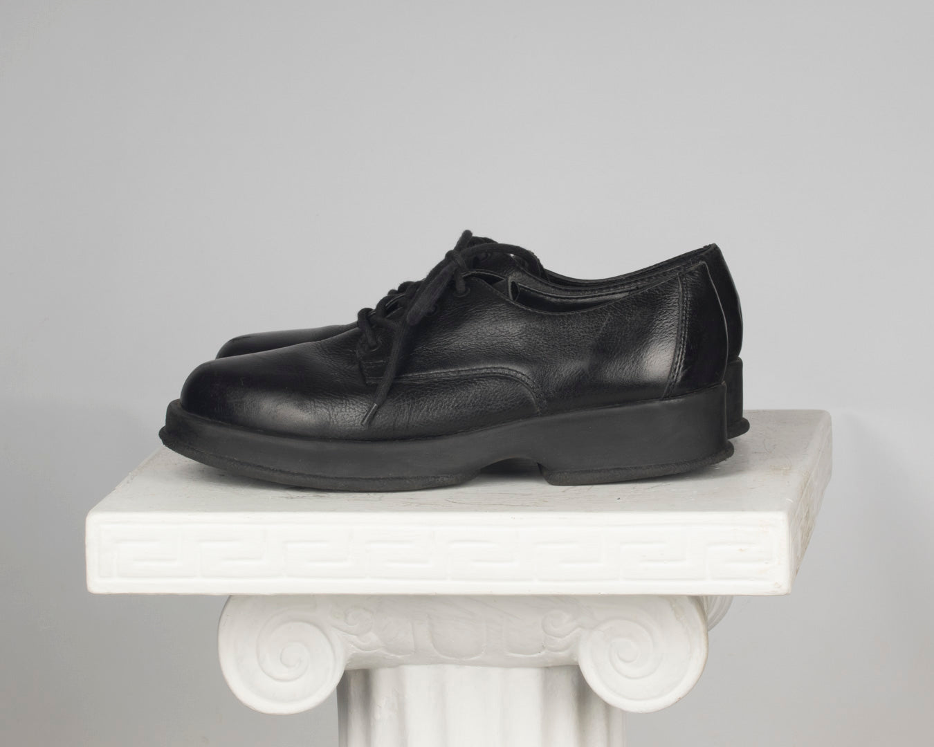 chunky black oxford shoes women's 7.5