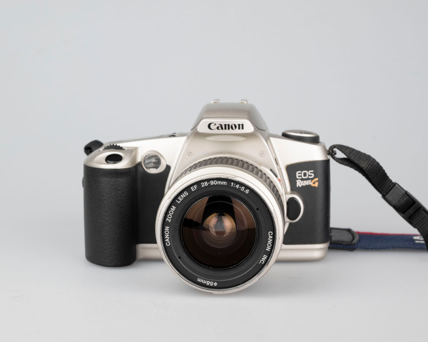 Canon EOS Rebel G 35mm film SLR w/ EF 28-90mm lens (serial 4108062)