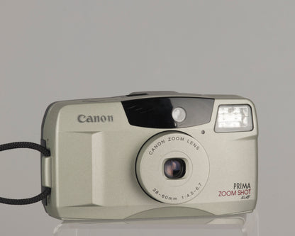 The Canon Prima Zoom Shot (aka Autoboy Juno or Sure Shot 60 Zoom) is a sophisticated 35mm point and shoot from 1995.