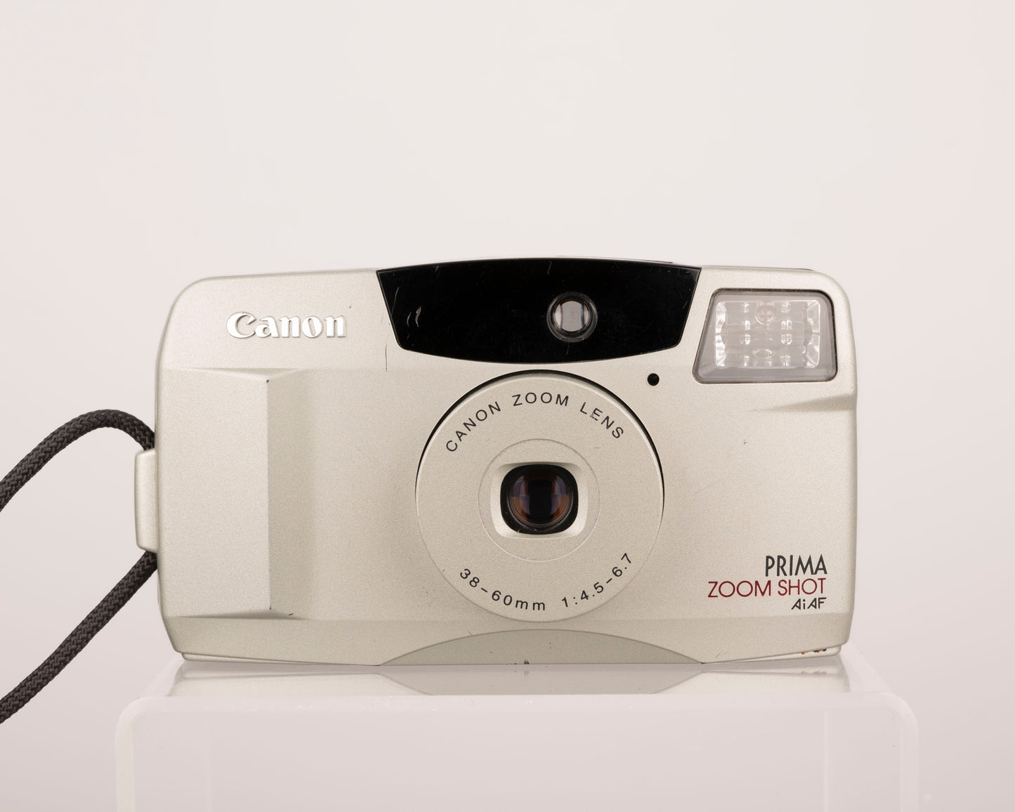 Canon Prima Zoom Shot 35mm film camera w/ case (serial 3626453)