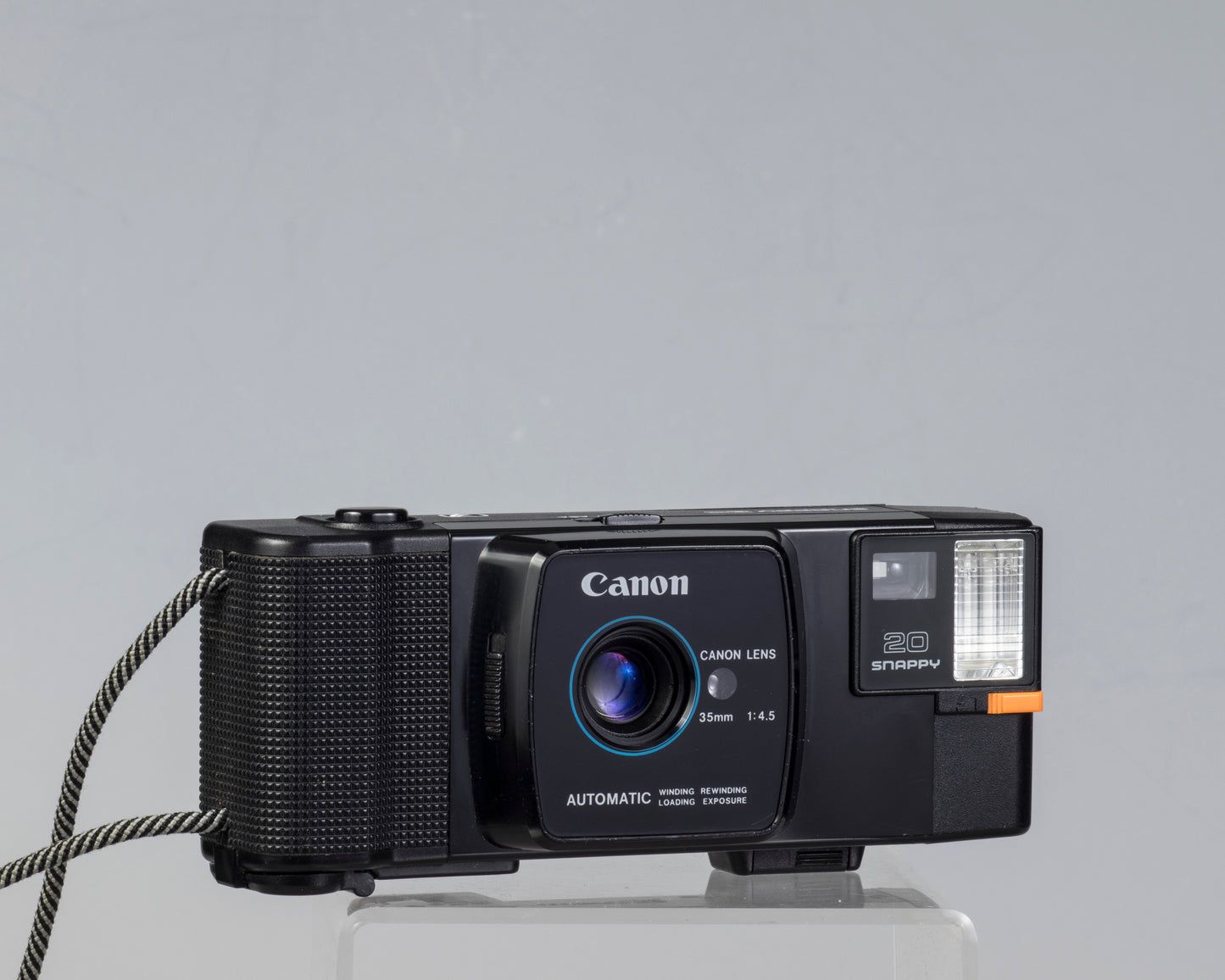 The Canon Snappy 20 35mm point-and-shoot camera