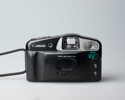 Appareil photo Canon Snappy LX Date 35 mm avec manuel – New Wave Pool Appareil photo Canon Snappy LX Date 35 mm avec manuel – New Wave Pool