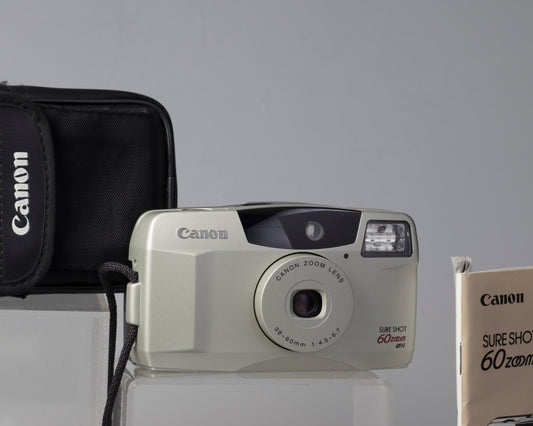 Canon Sure Shot 60 Zoom with case and manual