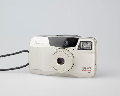 Canon Sure Shot 60 Zoom 35mm film camera - viewfinder issue; otherwise works well (serial 9404853)