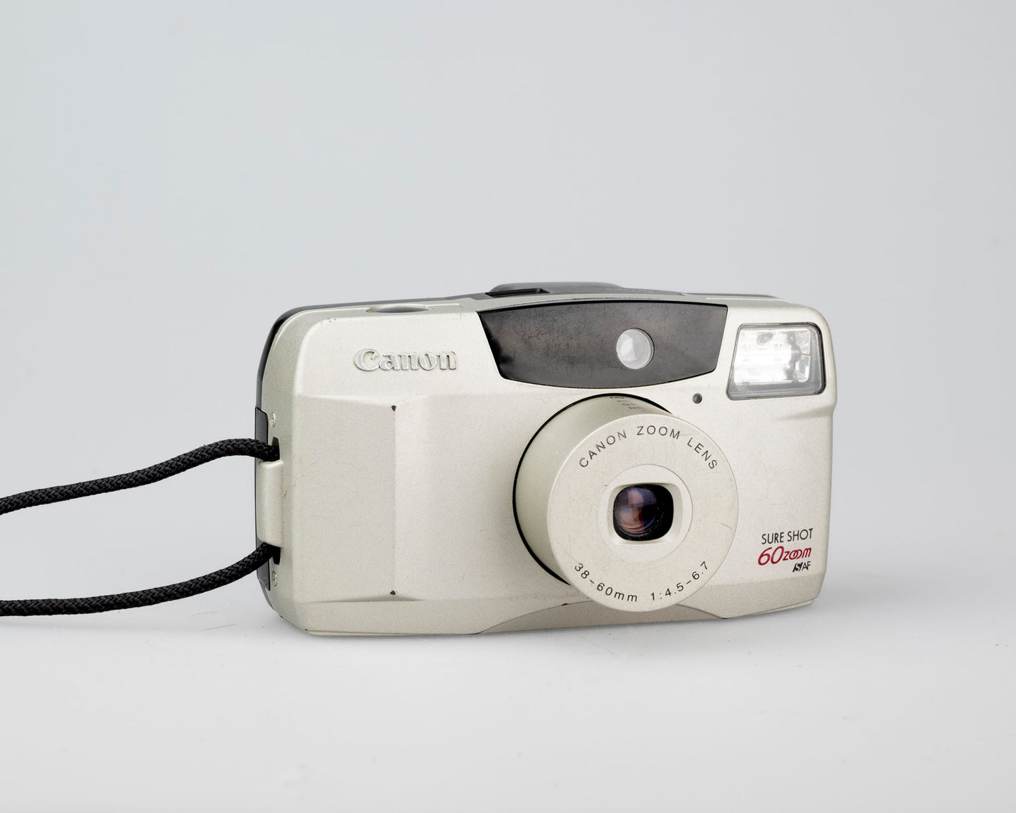 Appareil photo argentique Canon Sure Shot 60 Zoom 35 mm - problème de viseur ; sinon fonctionne bien (série 9404853)