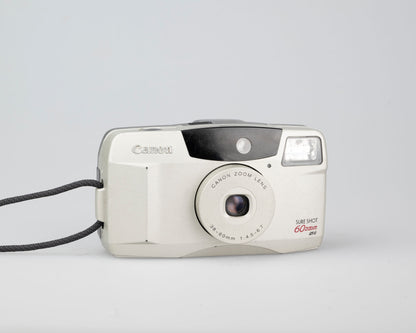 Canon Sure Shot 60 Zoom 35mm film camera - viewfinder issue; otherwise works well (serial 9404853)