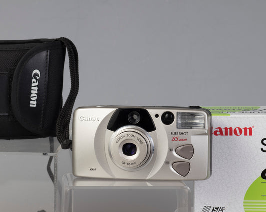 Canon Sure Shot 85 Zoom camera w/ original box and case (serial 4729469)