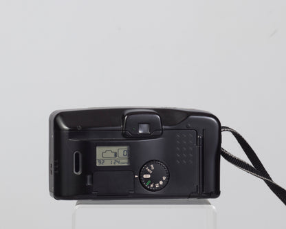 The Canon Sure Z115 was the company's top of the line 35mm point-and-shoot camera from the 1990s  (back view)