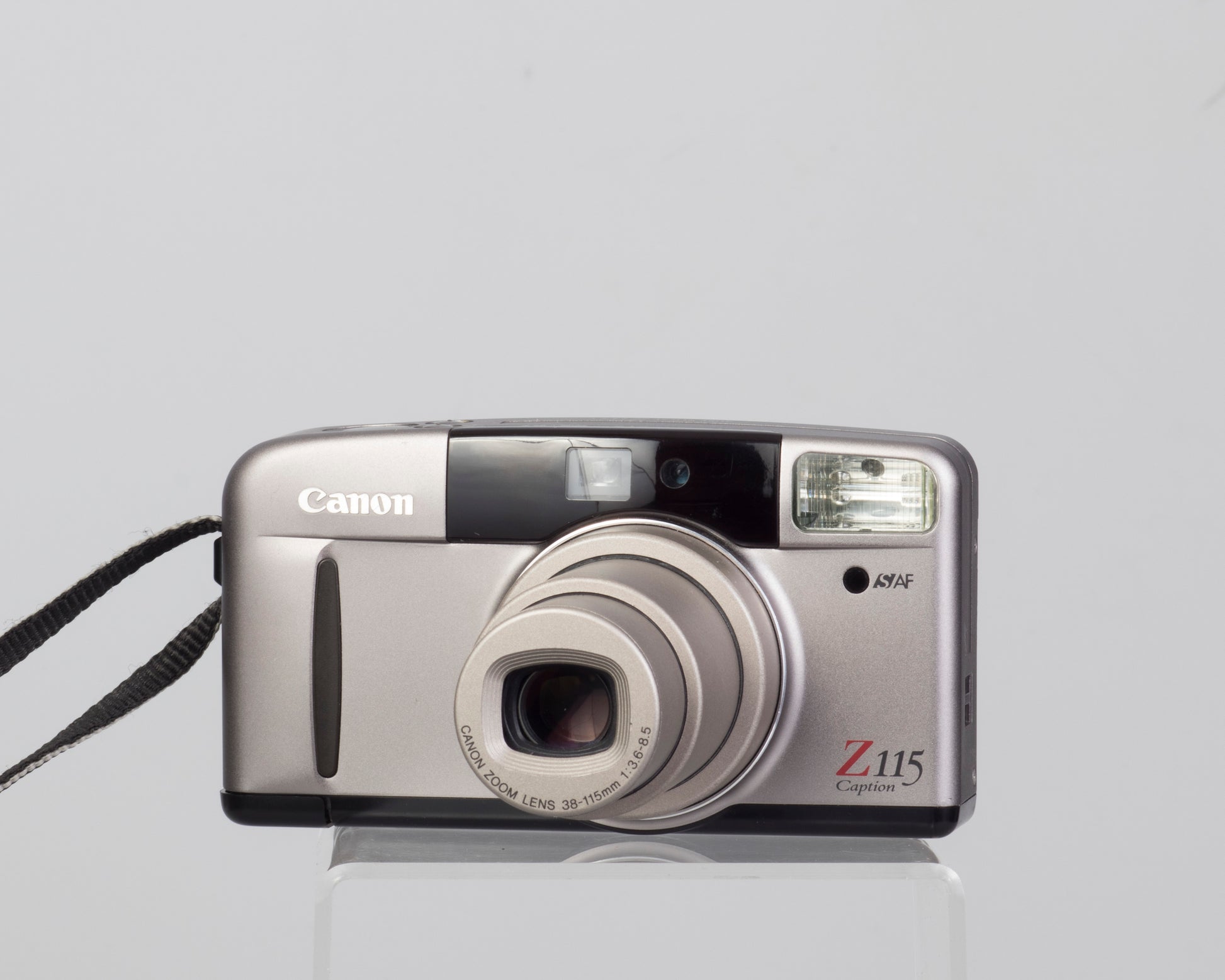The Canon Sure Z115 was the company's top of the line 35mm point-and-shoot camera from the 1990s