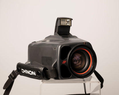 The Chinon Genesis II is a 35mm SLR with point-and-shoot ease of use