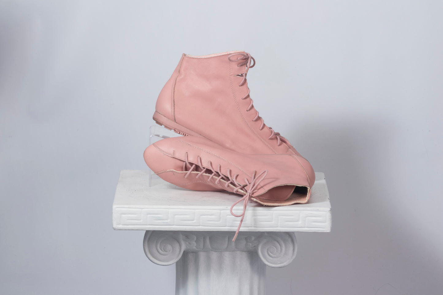 Sbicca pink lace up sneaker boots - women's 7.5