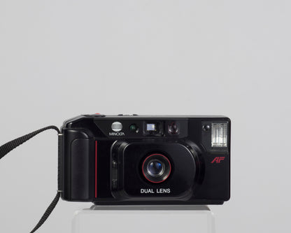The Minolta Freedom DL (better known as the AF-DL) is a dual lens 35mm point-and-shoot from the late 1980s