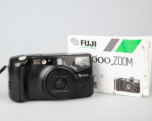 Fujifilm DL-1000 Zoom 35mm camera w/ manual (serial 80110161)
