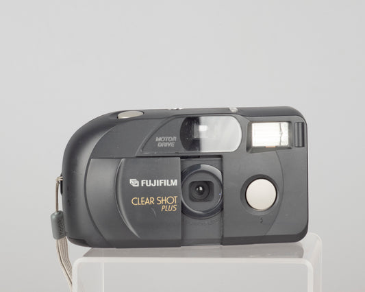 Fujifilm Clear Shot Plus 35mm film camera (grey strap)
