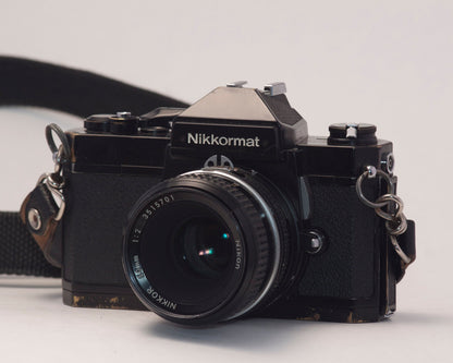 Nikkormat FT3 35mm film SLR + Nikon 50mm f2 lens