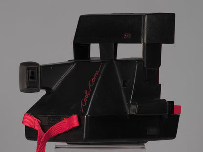 Red Polaroid 600 Cool Cam instant camera