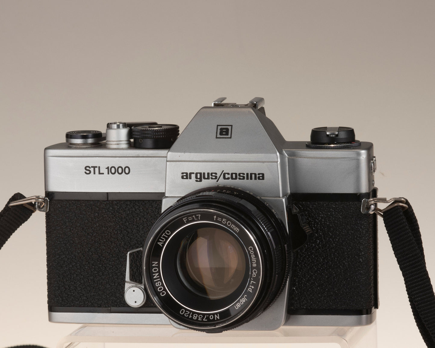 Argus/Cosina STL 1000 35mm SLR camera with Consinon auto 50mm f1.7 front