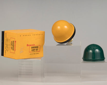 Kodak Brownie Darkroom Lamp Kit Modèle B (lampes inactiniques) dans la boîte d'origine