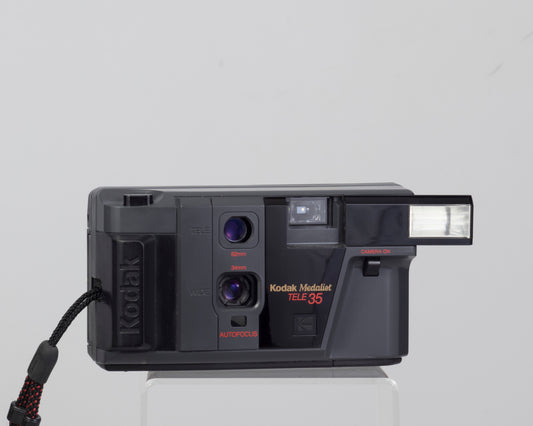 The Kodak Medalist S900 Tele is a dual lens 35mm point-and-shoot from the late 1980s