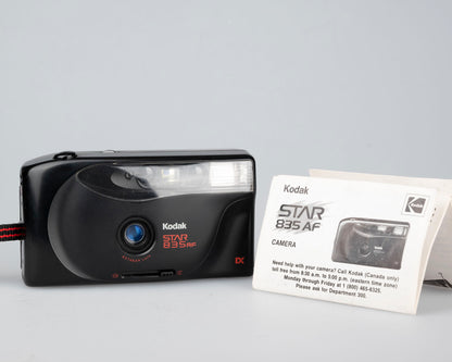 Kodak Star 835AF auto focus 35mm camera (serial T-074) w/ manual