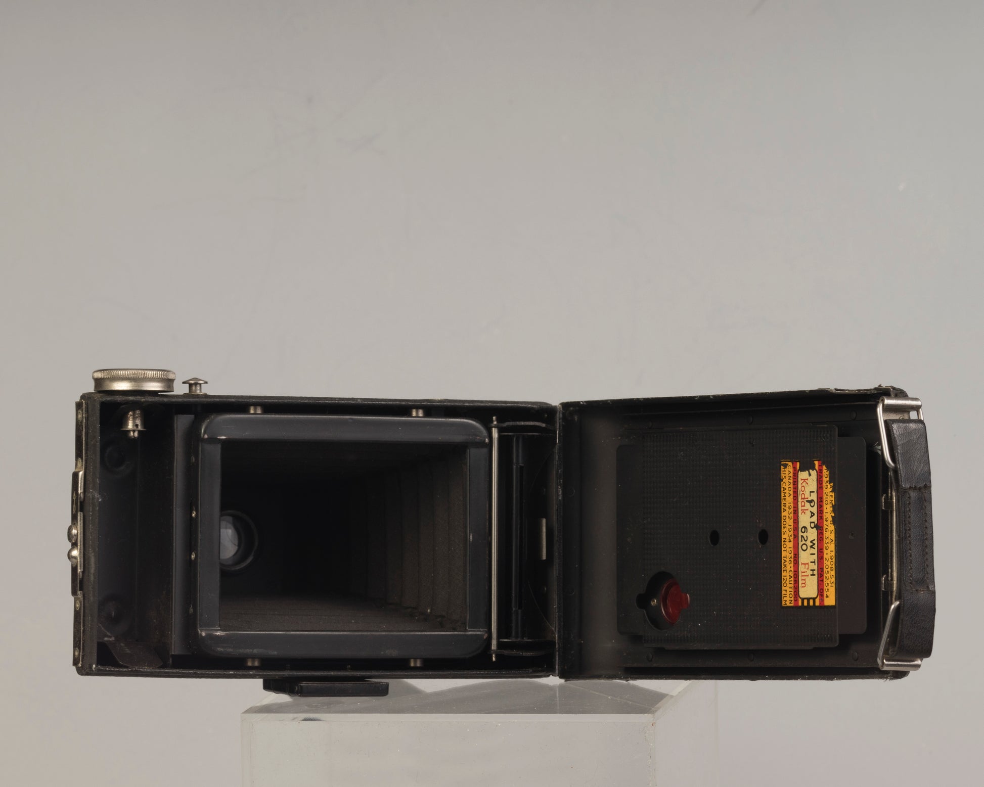 KODAK VIGILANT JUNIORS Six-20 + notice + saccoche cuir KODAK VIGILANT JUNIORS Six-20 + notice + saccoche cuir