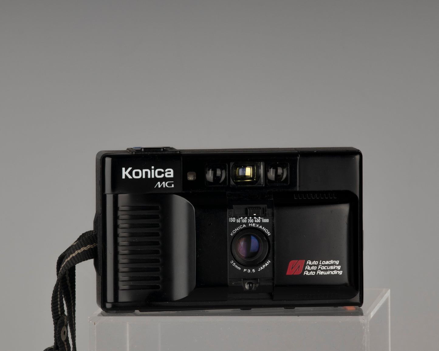 Konica MG 35mm point-and-shoot camera