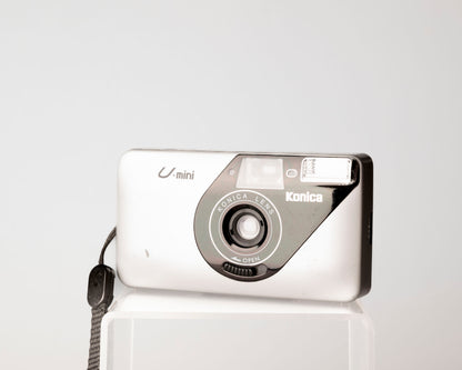 Konica U-mini ultra compact 35mm camera w/ box and manual (serial 3314218)
