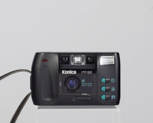 The Konica MT-100 is a 35mm point-and-shoot camera from 1989