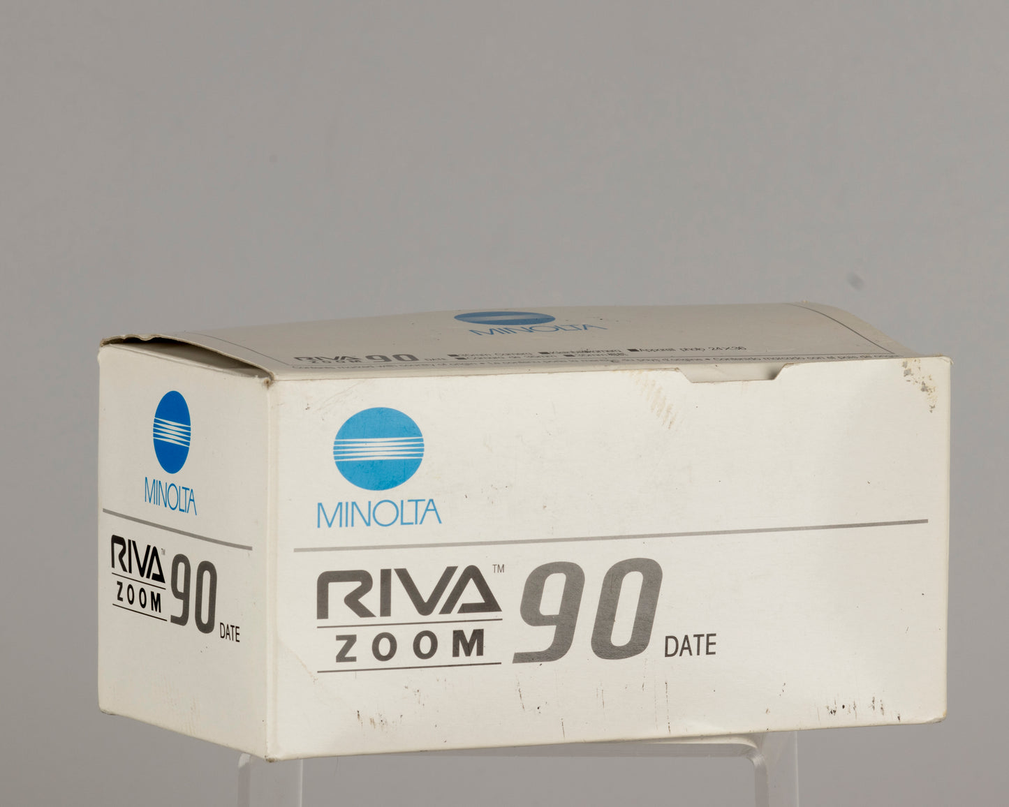 Appareil photo Minolta Riva Zoom 90 Date 35 mm avec boîte, étui et manuel d'origine