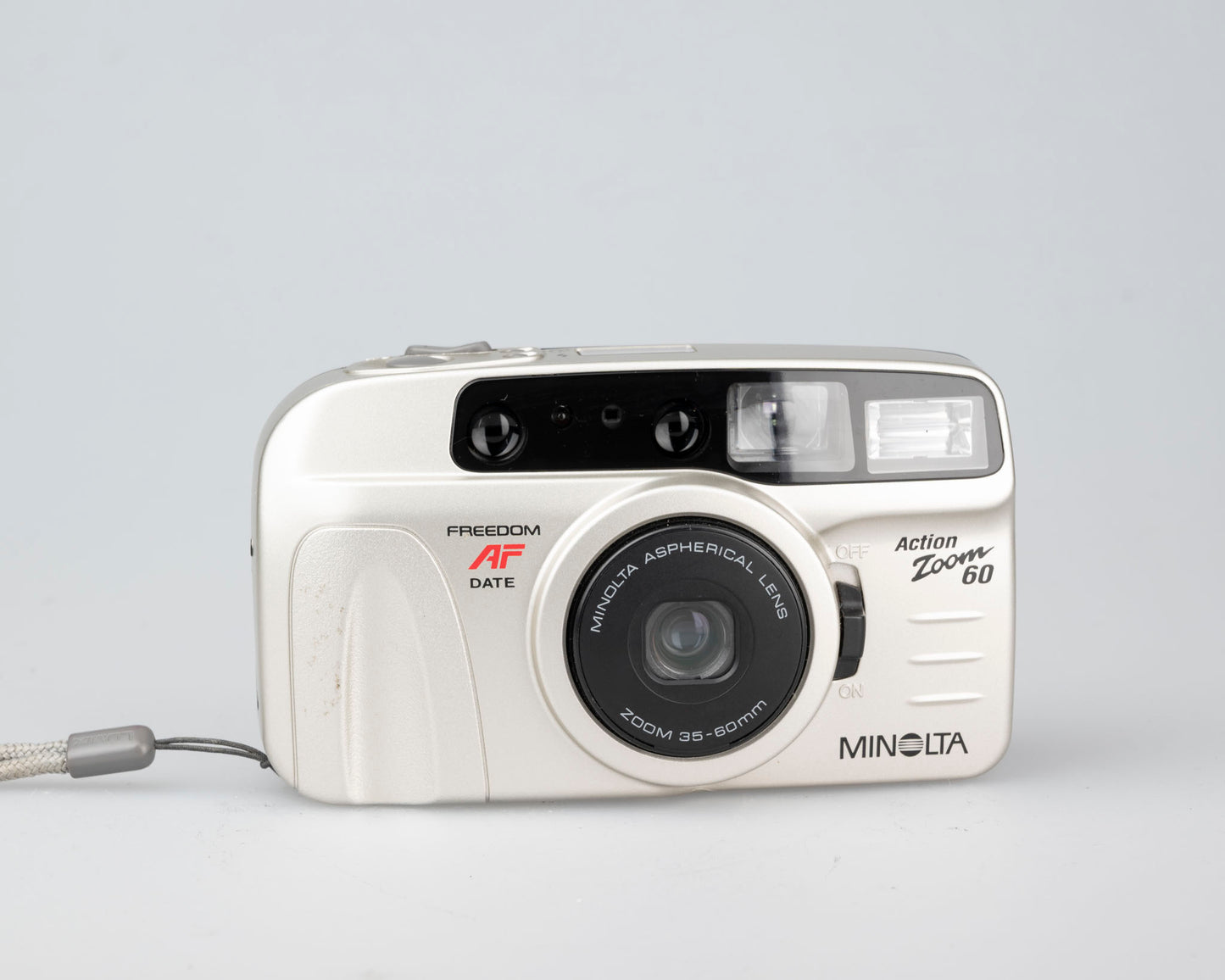 Minolta Freedom Action Zoom 60 35mm camera (serial 38333695)